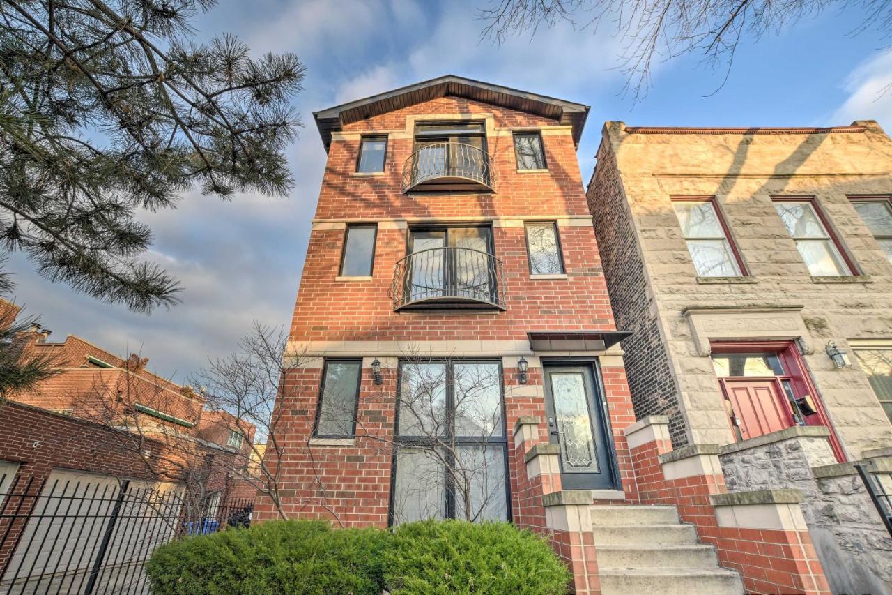 Chicago Condo With Balcony Walk To Cta Stations! المظهر الخارجي الصورة