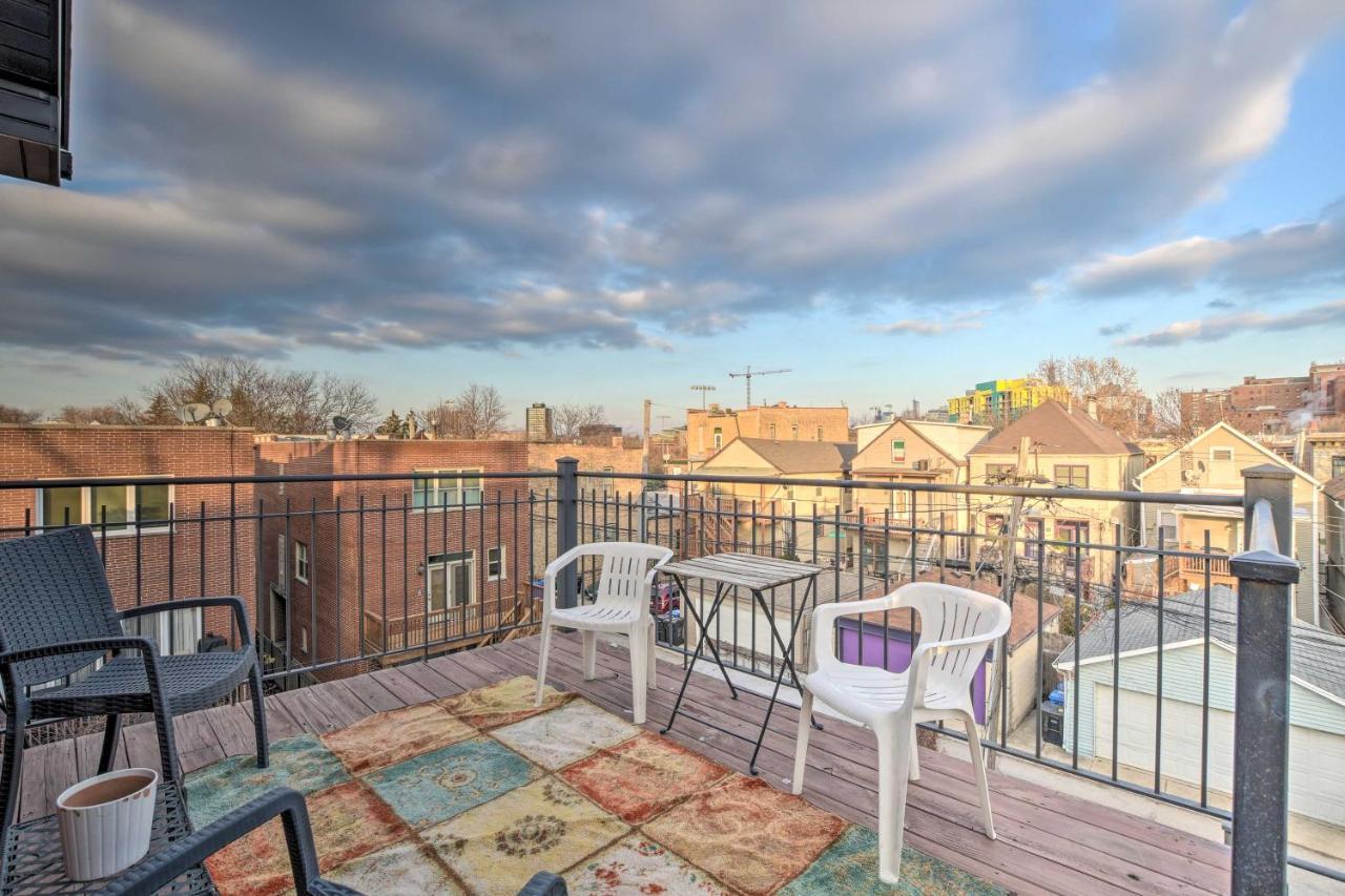 Chicago Condo With Balcony Walk To Cta Stations! المظهر الخارجي الصورة
