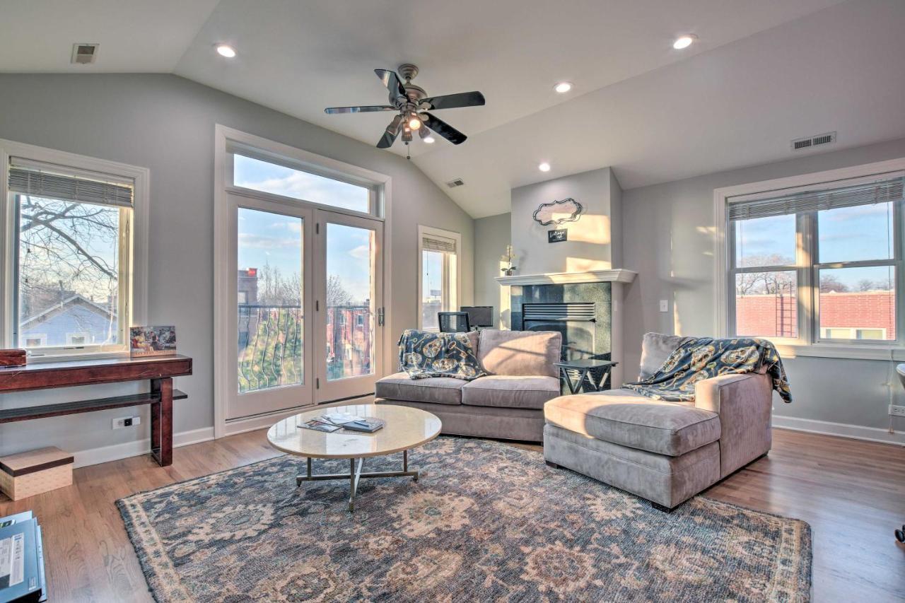 Chicago Condo With Balcony Walk To Cta Stations! المظهر الخارجي الصورة